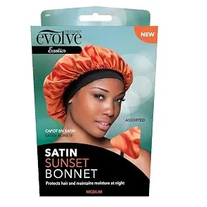 Evolve Exotics Satin Sunset Bonnet Dark Orange - product information 1