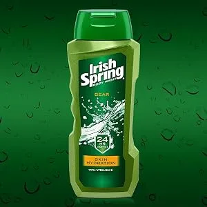 Irish Spring  Gear Body Wash Ounce  Hydrating  18 Fl Oz Hydrating 18 Ounce - Skin Hydration