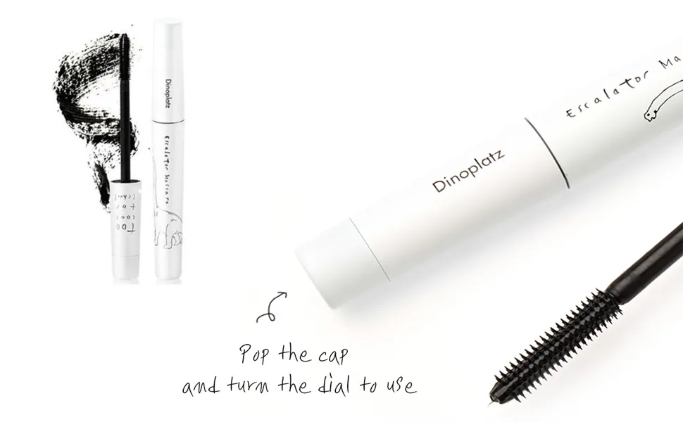 Too Cool For School Dinoplatz Mascara  Escalator - Smudge-proof  Volumizing  Lengthening  Long Lash Curling  K Beauty - Too Cool for School Escalator Mascara 4