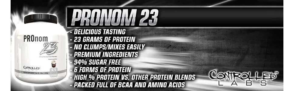 Controlled Labs Pronom 23 Cupcake Batter Chocolate 4 Pound Chocolate Cupcake Batter 4 Pound (Pack of 1) - product information 1