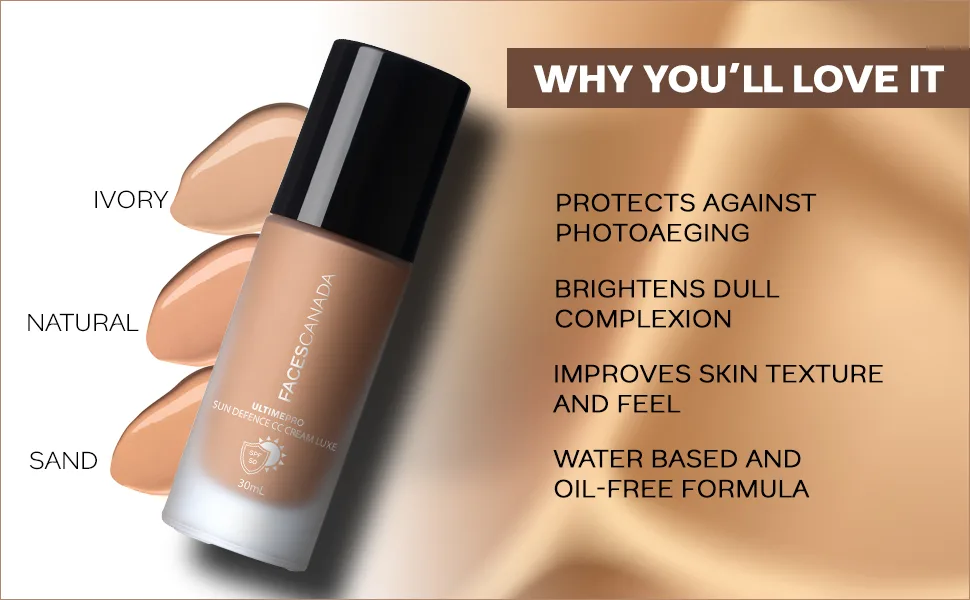 Faces Canada Ultime Pro Sun Defence Cc Cream Luxe Natural 02 30 Ml - product information 2