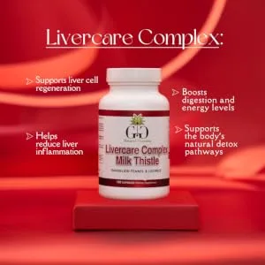 GG Natural Vitamins Livercare Complex Milk Thistle with Dandelion Fennel & Licorice 120 Capsules - Liver Detox Studies