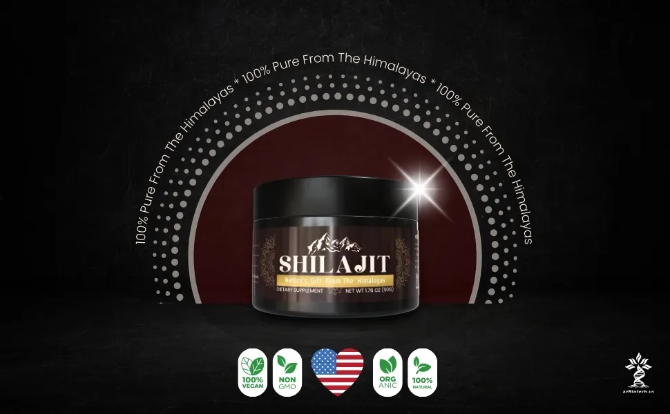 AZ BIOTECH Pure 100% Himalayan Shilajit Soft Resin Organic Extremely Potent Fulvic Acid (1.76 oz.) - Shilajit