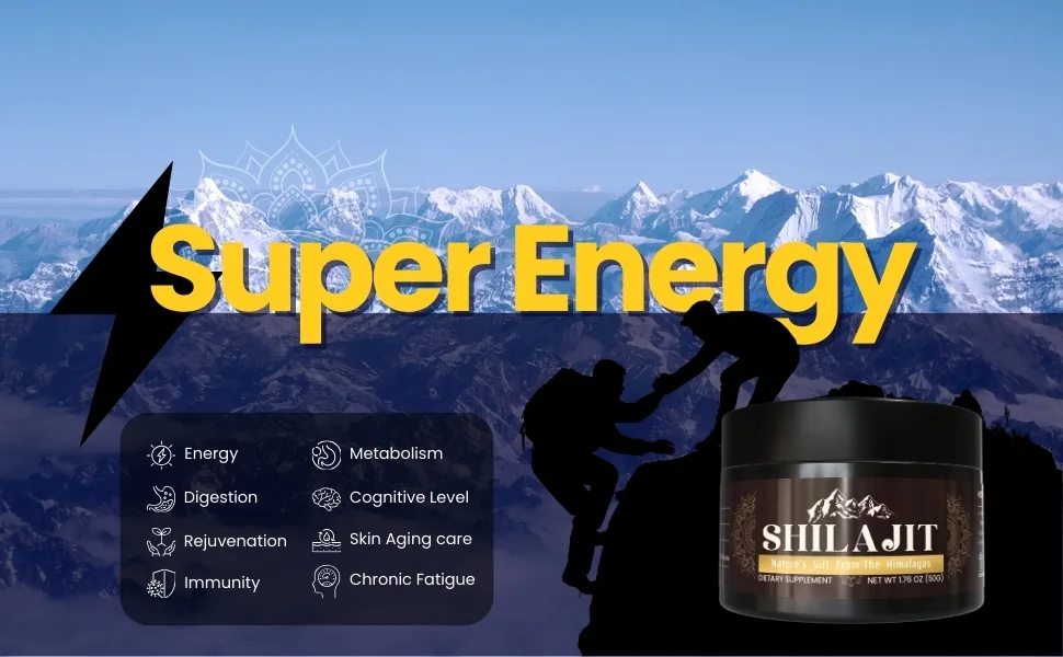 AZ BIOTECH Pure 100% Himalayan Shilajit Soft Resin Organic Extremely Potent Fulvic Acid (1.76 oz.) - Shilajit