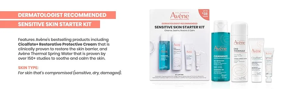 Av ne Tolerance Control Soothing Skin Recovery Cream Dermatologist Recommended Sensitive Skin Starter Kit - image