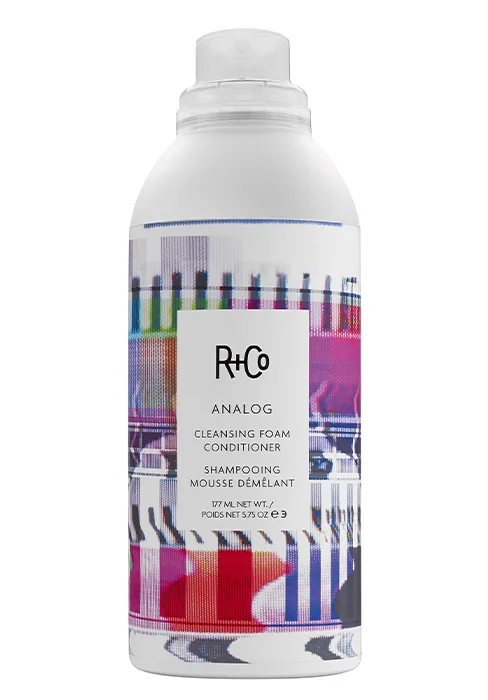 R+Co Motorcycle Flexible Gel | High Definition + Hold + Shine | Vegan + Cruelty-Free | 5 Oz - Analog Cleansing Foam Conditioner