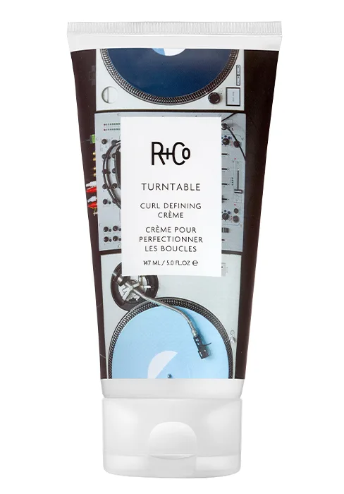 R+Co Motorcycle Flexible Gel | High Definition + Hold + Shine | Vegan + Cruelty-Free | 5 Oz - Turntable Curl Defining Creme