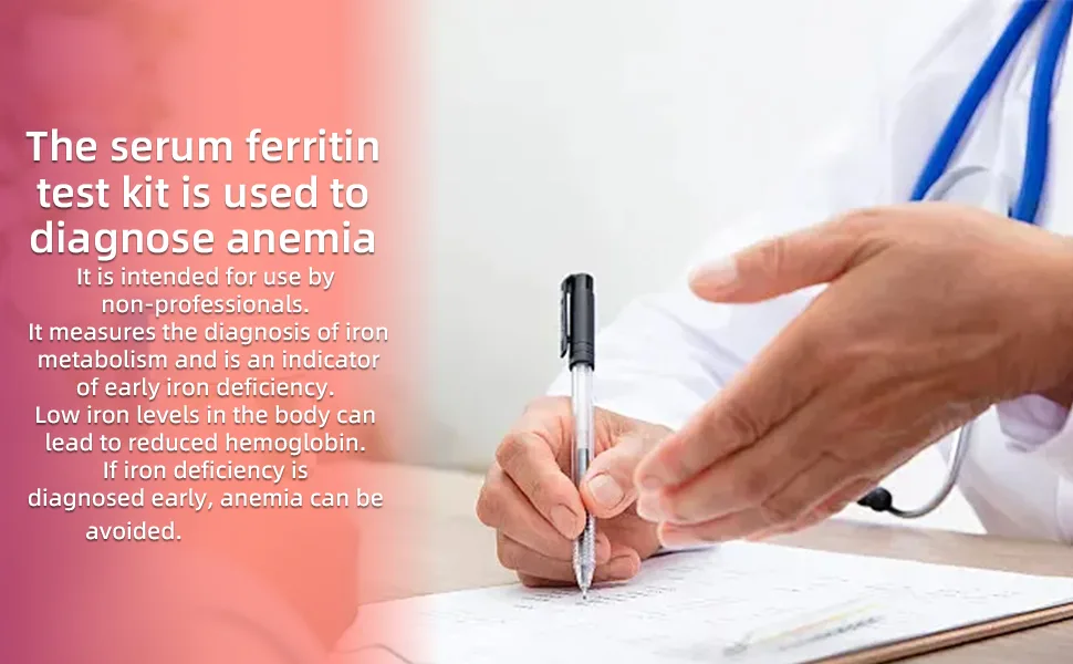 Iron Deficiency Test kit for Children and Adults Rapid Home Test - Iron Deficiency Test kit
