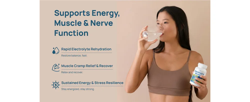VHC Electrolyte Capsules Max Strength Salt Pills Supplement for Running Endurance Sports Nutrition Electrolytes Pills 1 - Energy, Muscle & Nerve