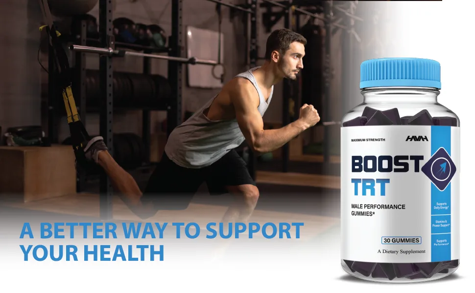 (2 Pack) Boost TRT Maximum Strength Performance Gummies BoostTRT Gummy Supplement Boost TRT Maximum Strength Advanced Shilajit Multivitamin Supplement BoostTRT Health Gummies (2 Month Supply) - Booster TRT Gummies