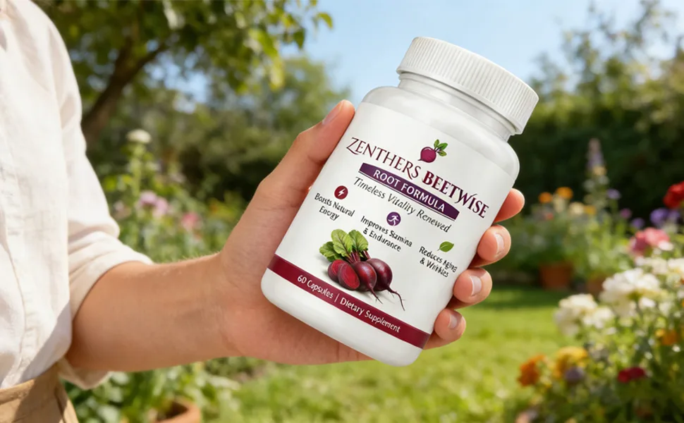 Zenthers Beetwise Beetwise Root Formula Cold Pressed Natural Blood Circulation & Energy Support Vegan-Friendly Non-GMO 60 Capsules (1PCS) - beetwise by zenther