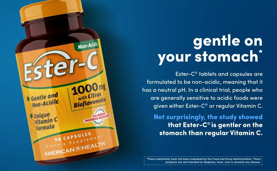 Ester-C 500 mg with Citrus Bioflavonoids Veg. Capsules 240 Count - Ester-C