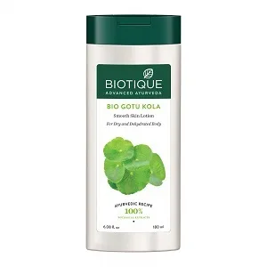 Biotique Bio Gotu Kola Smooth Skin Lotion for Dry and Dehydrated Body 180 ml - product information 1