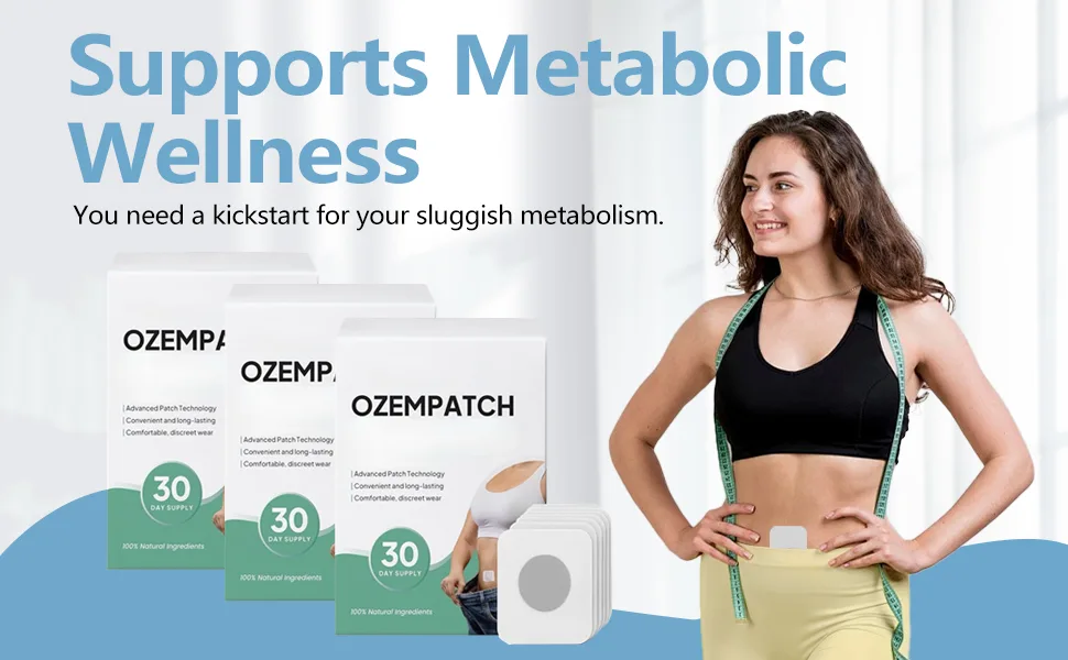 OLEVRALIS New Ozem Patch Ozempatch Natural Ingredient Body Patch Suitable for Both Men and Women(3Box-30Pcs) - ozempatch weight loss patch