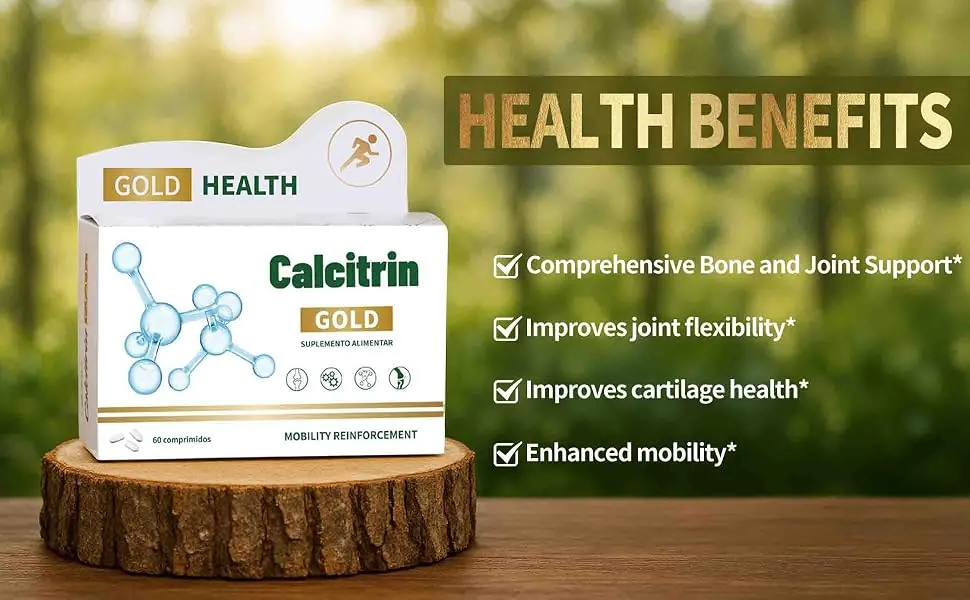 Calcitrin Gold Dietary Supplement Mobility Reinforcement 120 Tablets (2 Pack) - Mobility Reinforcement