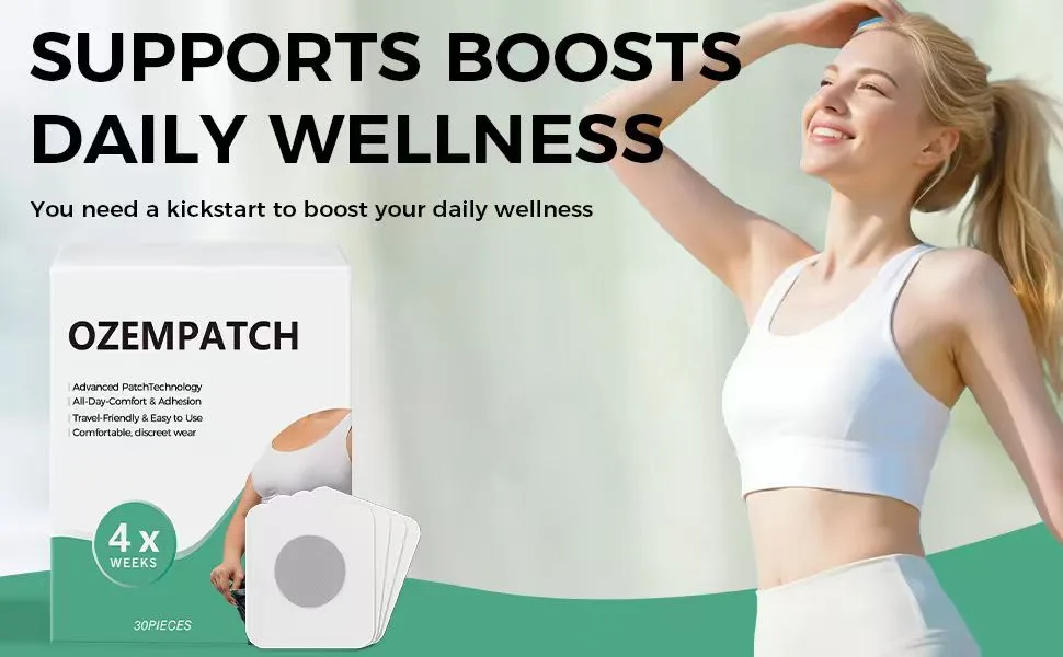 QUOLYVATE New Ozem Patch a Convenient Daily-use Type It is Comfortable and Offers Discreet Support 3 Boxes - ozempatch;diet patches;bajar de peso;