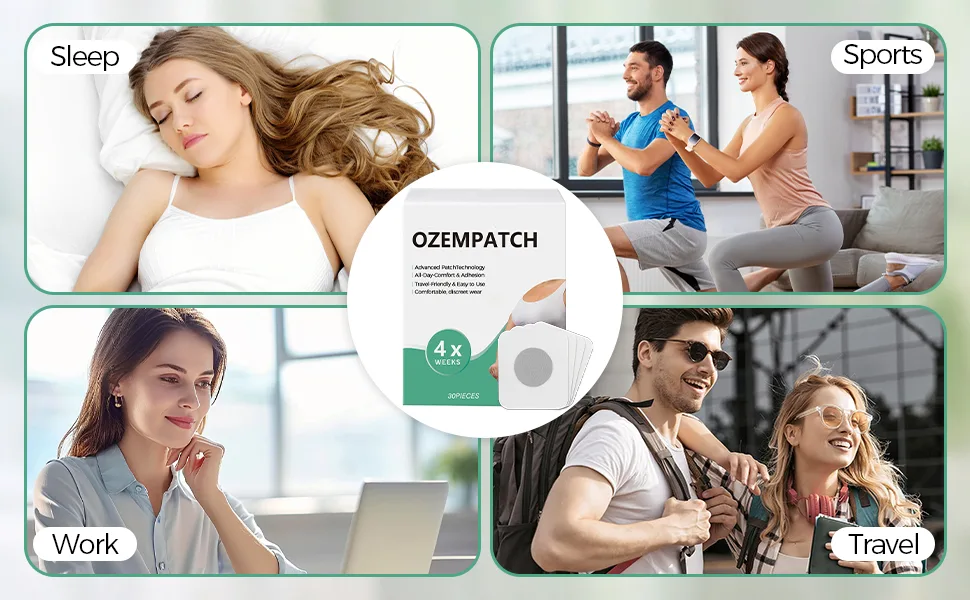 QUOLYVATE New Ozem Patch a Convenient Daily-use Type It is Comfortable and Offers Discreet Support 3 Boxes - ozempatch;diet patches;bajar de peso;