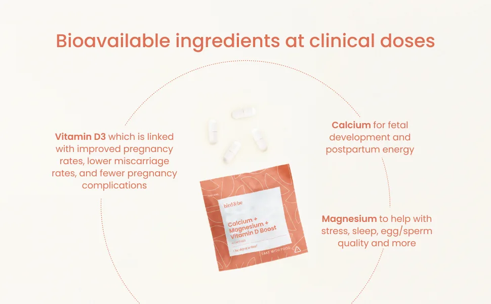 bird&be Calcium + Magnesium + Vitamin D Boost - Calcium + Magnesium + Vitamin D Boost