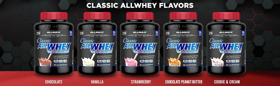 ALLMAX Nutrition AllWhey Classic Whey Protein (0.9 Pound Chocolate) - Allmax
