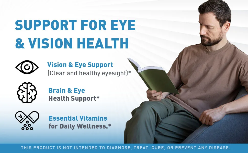 (2 Pack) Sight Easy Eye Vitamin & Mineral Supplements Capsules - Official Sight Easy Supplement Premium Advanced Formula Pills Natural SightEasy for Healthy Vision Support 120 Capsules for 2 Months - sight easy capsules supplement pills advanced formula natural vitamins vision support