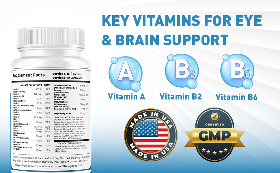 (2 Pack) Sight Easy Eye Vitamin & Mineral Supplements Capsules - Official Sight Easy Supplement Premium Advanced Formula Pills Natural SightEasy for Healthy Vision Support 120 Capsules for 2 Months - sight easy capsules supplement pills advanced formula natural vitamins vision support