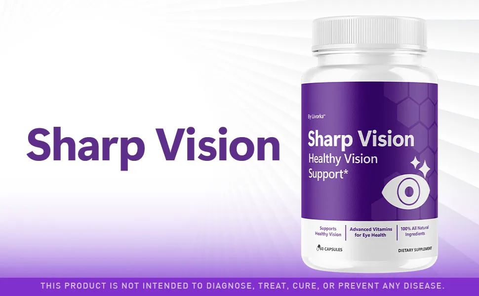 (2 Pack) Sharp Vision Capsules - Official SharpVision Eye Health Support Pills Natural Sharp Vision Advanced Supplement Vitamins for Overall Wellness & Support Health 120 Capsules for 2 Months - sharp vision capsules supplement sharpvision eye support pills healthy natural formula