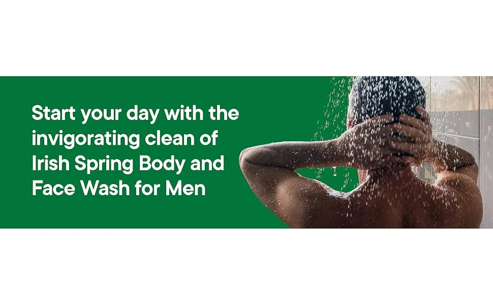 Irish Spring Men's Body Wash Shower Gel Charcoal Refresh 20 Fl Oz (Pack of 4) - image
