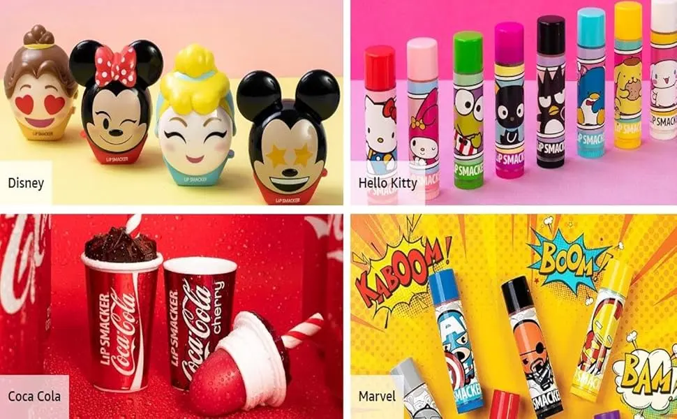Lip Smacker Lippy Pals Lip Balm Bundle - Straw-ma-Llama berry & Kitten Water-Meow-lon Flavors - product information 3