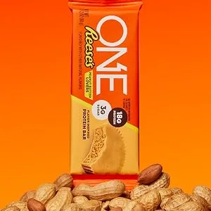 ONE Protein Bars Reese's Peanut Butter Lovers Gluten Free with 18g Protein and 3g Sugar Pantry Staples 2.12 oz (12 Count) - module 1