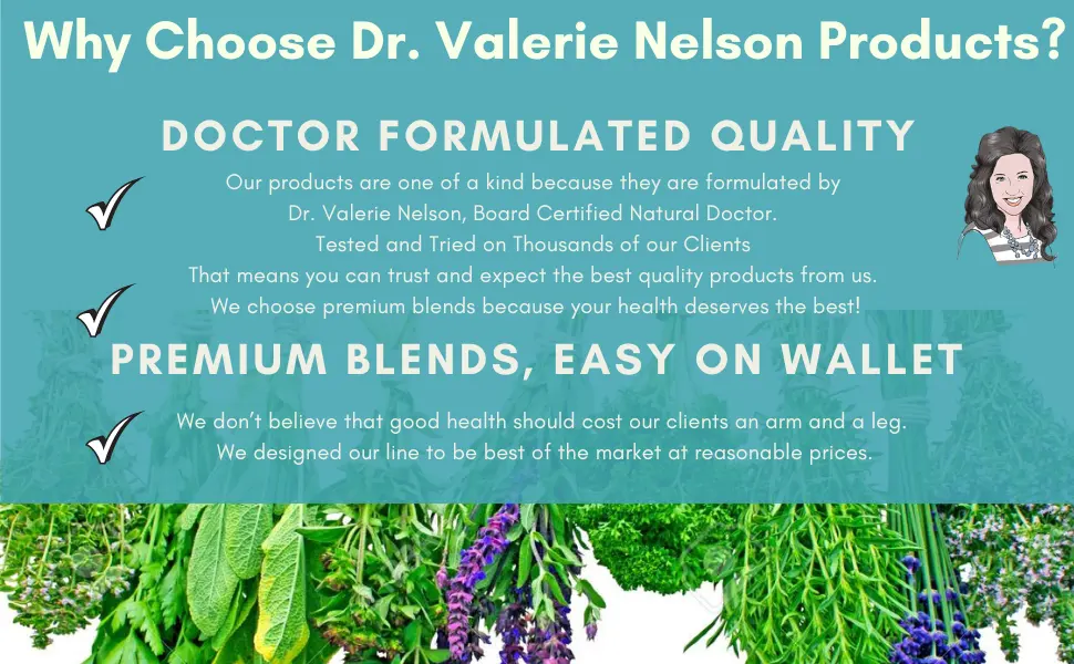 Abundant Life Wellness Candida Support - Aids Digestion Intestinal Issues - 180 Capsules - by Dr. Valerie Nelson - Why Choose Us?