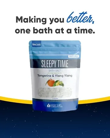 Sleepy Time 32 Ounces Epsom Salt with Essential Oils 2 Pound - tangerine ylang-ylang