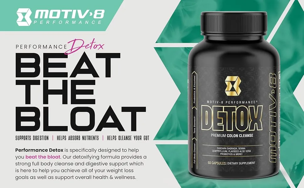 Motiv-8 Performance Full Body Formula Feel Clean and Lighter Healthy Formula Discover Your Strength (30 Servings) - product information 2