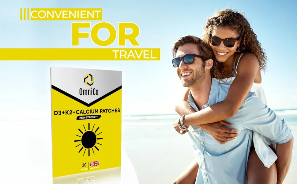 OmniCo - D3 + K2 + Calcium Patches 30 Pack - product information 5