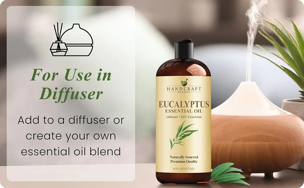 Handcraft Blends Eucalyptus Essential Oil - Huge 16 Fl Oz - for Candle Making Soap Making Diffusers and Aromatherapy Eucalyptus 16 Fl Oz (Pack of 1) - product information 2