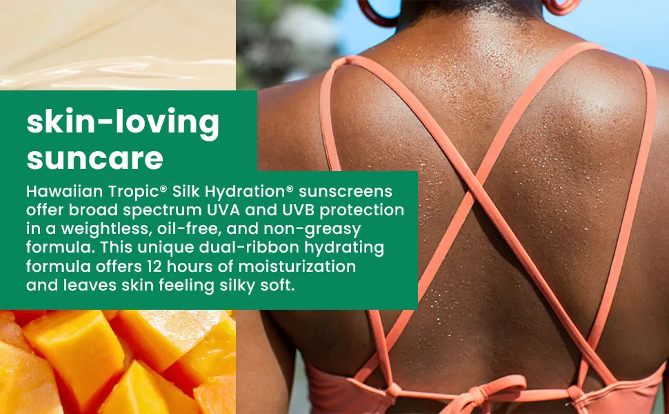 Hawaiian Tropic Everyday Active Lotion Sunscreen SPF 30 Twin Pack & Weightless Hydration Lotion Sunscreen SPF 30 Twin Pack | Sunscreen Packs | 8oz & 6oz - product information 5