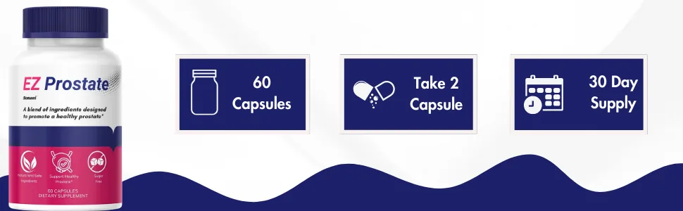 Ez Prostate with Pumpkin Seed Oil | EzProstate Supplement | EZProstate Capules Supplement | Ez Prostate Capsules Use for Men (180 Capsule) - ez prostate capsules,ez prostate supplement,EZProstate Maximum Strength