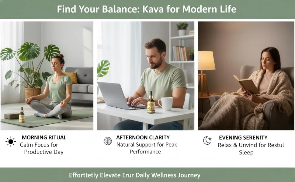 Kava Kava Drops High Concentration Kava Root Extract for Relaxation and Immune Support Vegan & Non-GMO 2 Fl Oz (Pack of 1) - Kava Kava