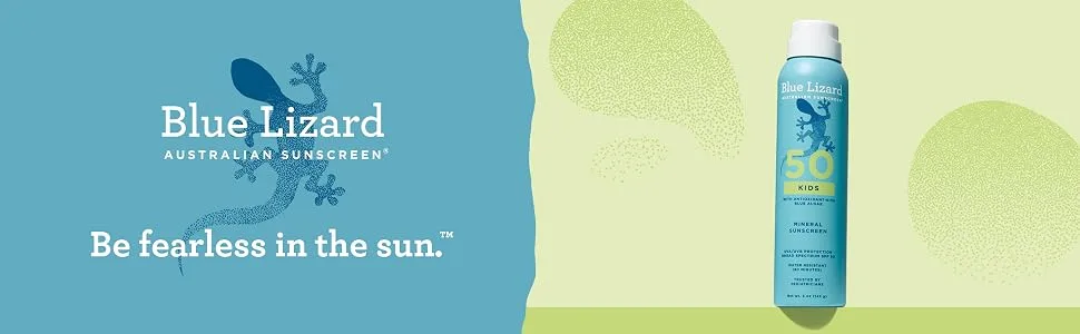 BLUE LIZARD Sunscreen SPF 50+ Spray | Kids | 5 Fl Oz | Pack of 2 5 Fl Oz (Pack of 2) - blue lizard, australian sunscreen, be fearless in the sun