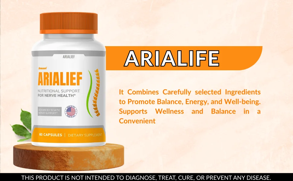 Sonavi Arialief for Neuropathy | Arialief Capsules | Advanced Supplement - (180 Capsules) (Pack 3) - arialief capsules for neuropathy,arialief primepalm for neuropathy,arialife for neuropathy
