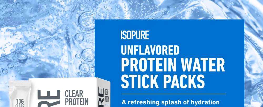 Isopure Clear Protein Stick Pack Unflavored 20 Count (Pack of 1) - product information 1