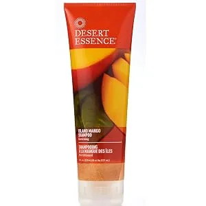 Desert Essence Island Mango Shampoo & Conditioner Bundle - 8 Fl Ounce - Enriching - Shea Butter - Jojoba Oil - Smooth & Silky - Soft & Healthy - Desert Essence Island Mango Shampoo
