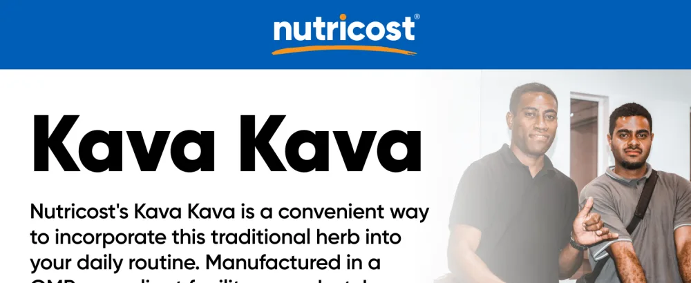 Nutricost Kava Kava Capsules 350 MG Per Serving 60 Capsules 30 Servings - Non-GMO Vegan - Kava Kava