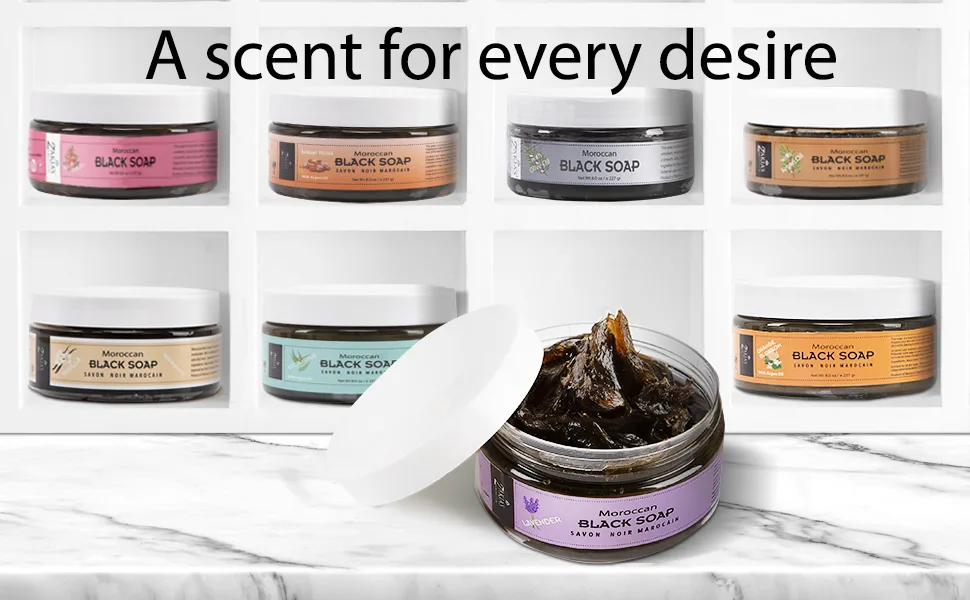 Zakia's Morocco Moroccan Black Soap - Original -16 oz value size - Moroccan Black Soap - A scent for every desire