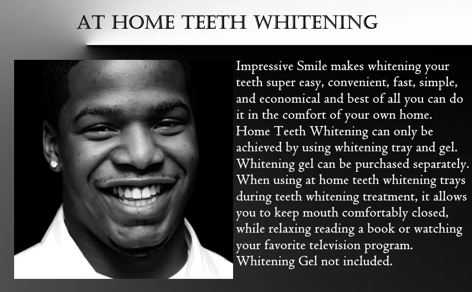10/Pack Thermo-Molding Boil and Bite Teeth Whitening Mouth Trays by Impressive Smile - AT HOME TEETH WHITENING
