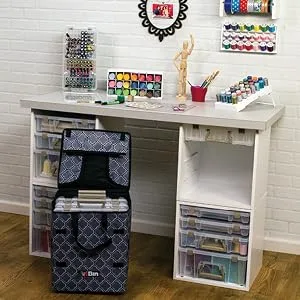 ArtBin 6820AG Thread Storage Tray  Sewing & Craft Organizer Unit  Holds Up to 21 Spools of Thread  White - asdf