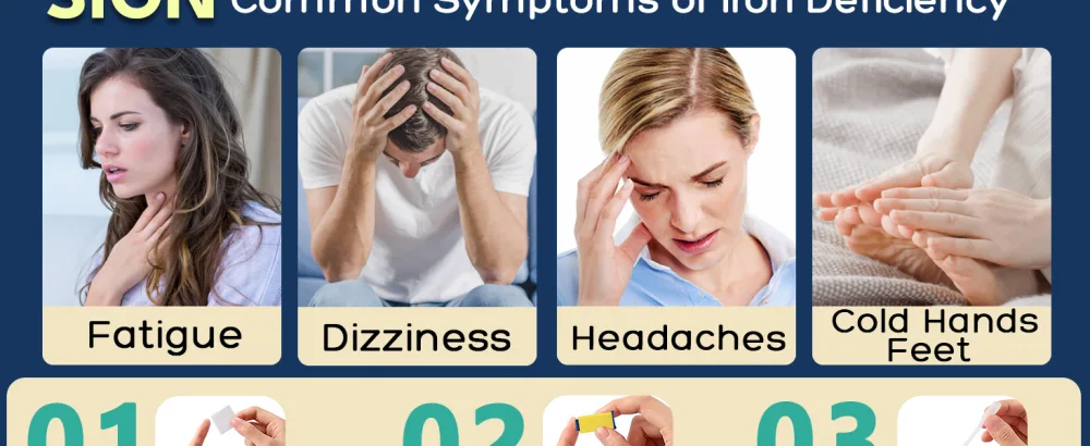 Iron Deficiency Test Kit Iron Deficiency Test Home kit-Quick Response and Accurate Results-Easy to Read and use 1 Test 1 Count (Pack of 1) - aplus content image