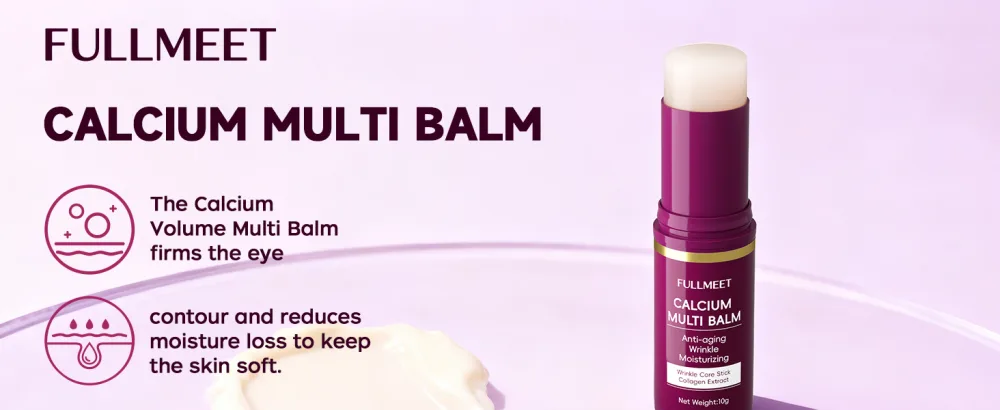 FullMeet Calcium Multi Balm Stick + Calcium Intense Cream Anti-aging Moisturizing & Smoothing Eye Care Gentle for Skin (Blam) - Calcium Multi Balm