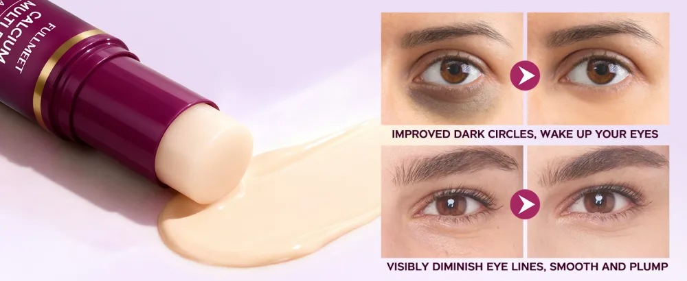 FullMeet Calcium Multi Balm Stick + Calcium Intense Cream Anti-aging Moisturizing & Smoothing Eye Care Gentle for Skin (Blam) - Calcium Multi Balm