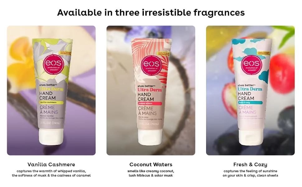 eos 100% Natural & Organic Lip Balm Sticks- Vanilla Bean & Shea Better Hand Cream - Coconut Vanilla Bean Lip Balm + Hand Cream - Coconut - product information 5
