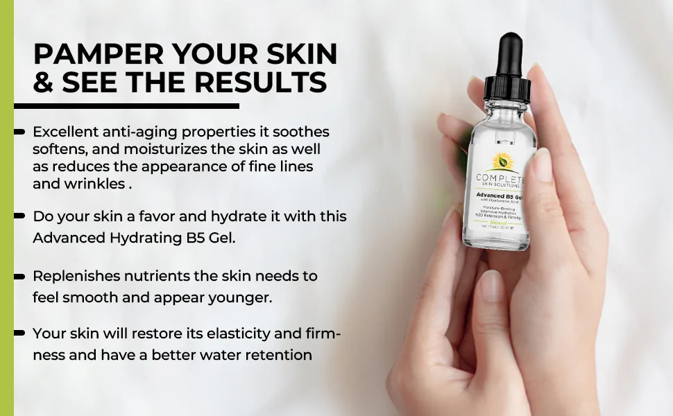 Advanced B5 Gel with Hyaluronic Acid 1 oz - Advanced B5 Gel with Hyaluronic Acid